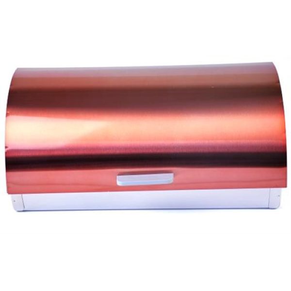 Totally Stainless Steel Bread Bin Copper