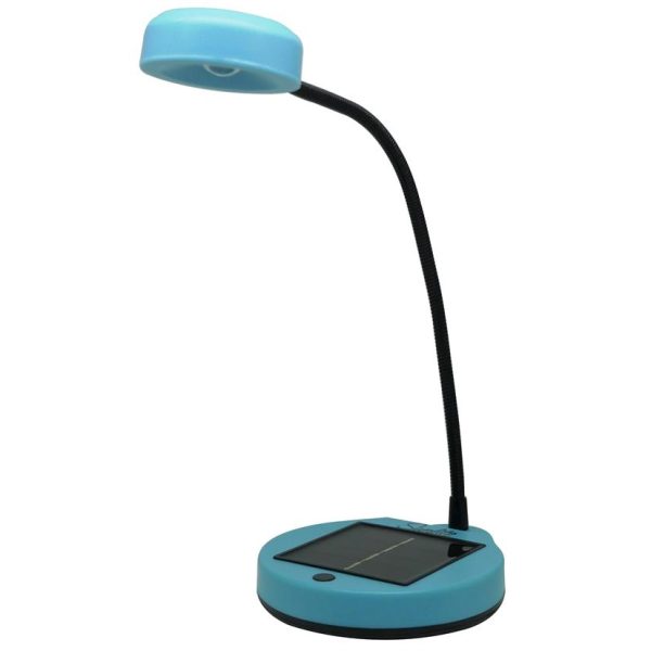 Noble Blue SunLite Solar Powered Tabletop Lamp
