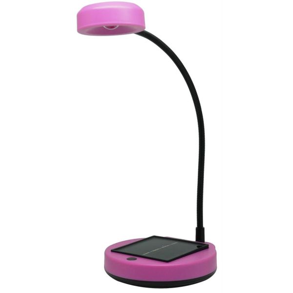 Noble Pink SunLite Solar Powered Tabletop Lamp