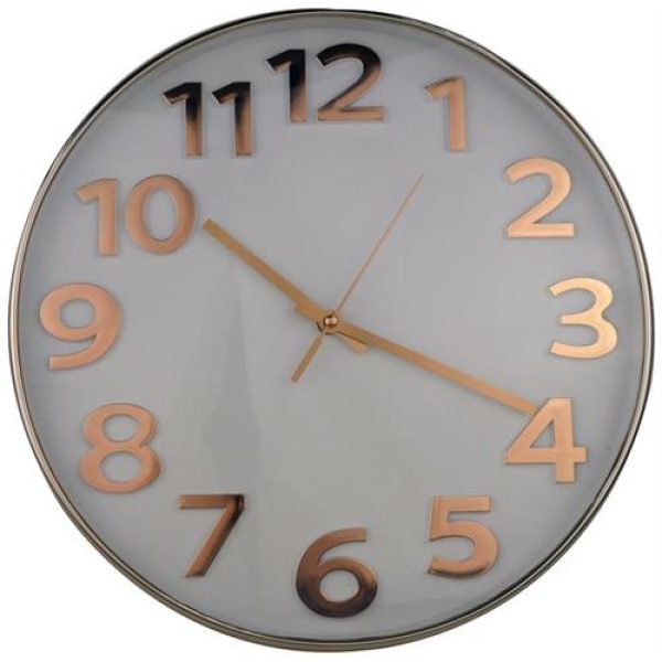 Casey Wall Clock Rose Gold