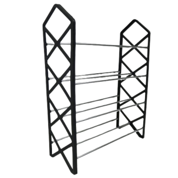 Nordic Wind Cross 4 Tier 12 Shoe Rack
