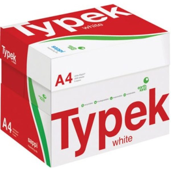 Typek A4 Paper 80grams 5x Reams Paper Box