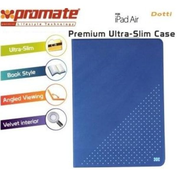 Promate Blue Dotti Premium ultra Slim and Sporty Case