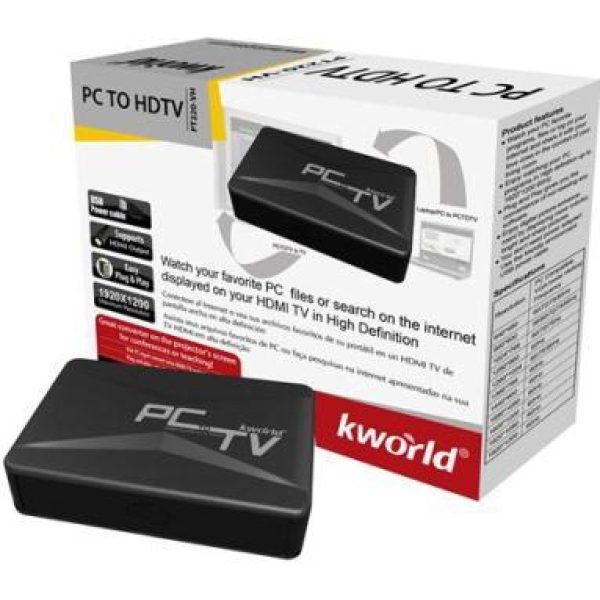 Kworld PC TO HDTV :Watch your favorite PC files or search
