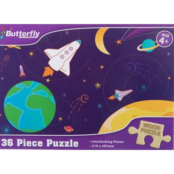 RGS 36pc Outer Space Wooden Puzzle