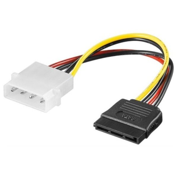 UniQue SATA Male to 4 Pin Female Molex Adapter