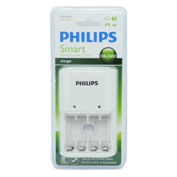 Philips SCB1411WB Smart Charger with Microprocessor Control