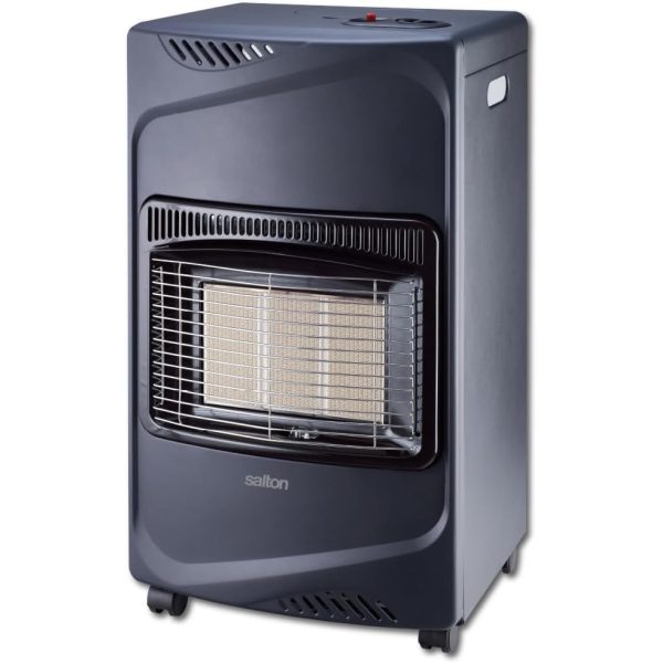 Salton SGH14 3 Ceramic Panel Infrared Gas Heater Black