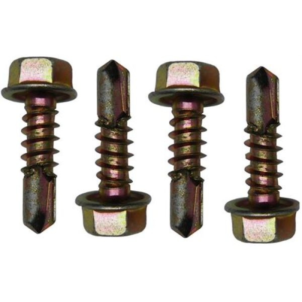Solarix Hexagon Head Self Tapping Screw Pack of 4