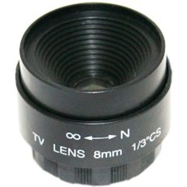 Securnix Lens 8MM Fixed IRIS, Retail Box , No Warranty