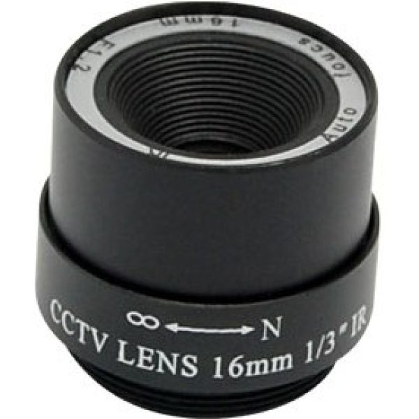 Securnix Lens 16MM Fixed IRIS, Retail Box , No Warranty
