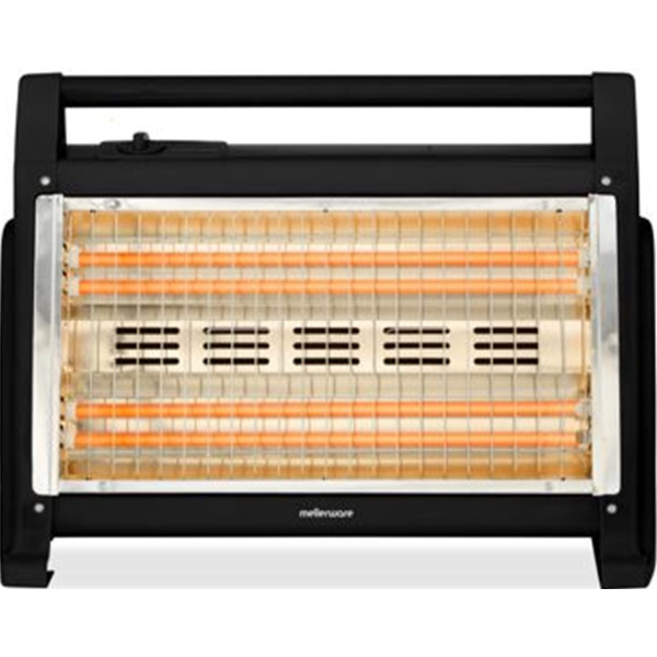 Mellerware Heater 2 Heat Settings Quartz Plastic Black 4