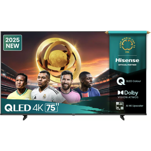 Hisense Q6Q 75 Inch QLED VIDAA Smart LED TV