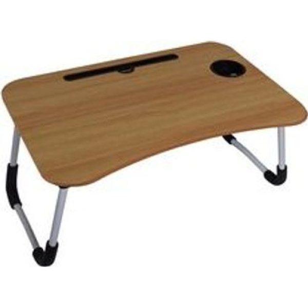 UniQue Cedar Oak Multifunctional Foldable Laptop Desk Wood