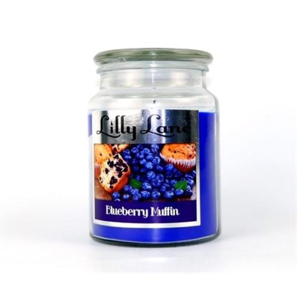 Lilly Lane Blueberry Muffin Scented Candle Large Lidded