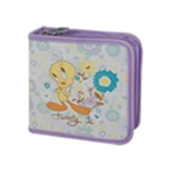 Tweety 40 CD Wallet Colour PURPLE