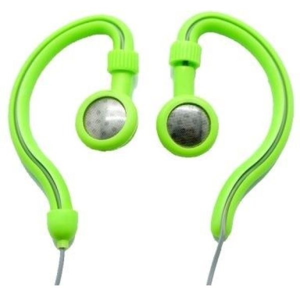 Geeko Green Hook On Stereo Earphones