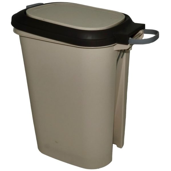 Casey 15 Litre Step On Pedal Waste Bin Beige And Brown