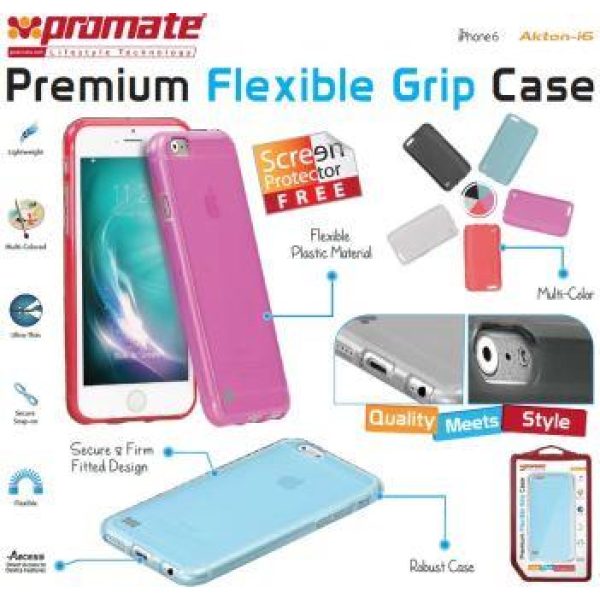 Promate Akton-i6 Multi-colored flexi-grip designed