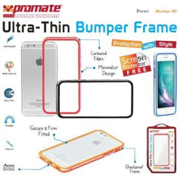 Promate Bump-i6 Ultra-Thin Bumper Case