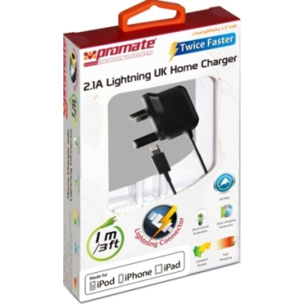 Promate ChargMateLT-UK Multifunction Lightning Home
