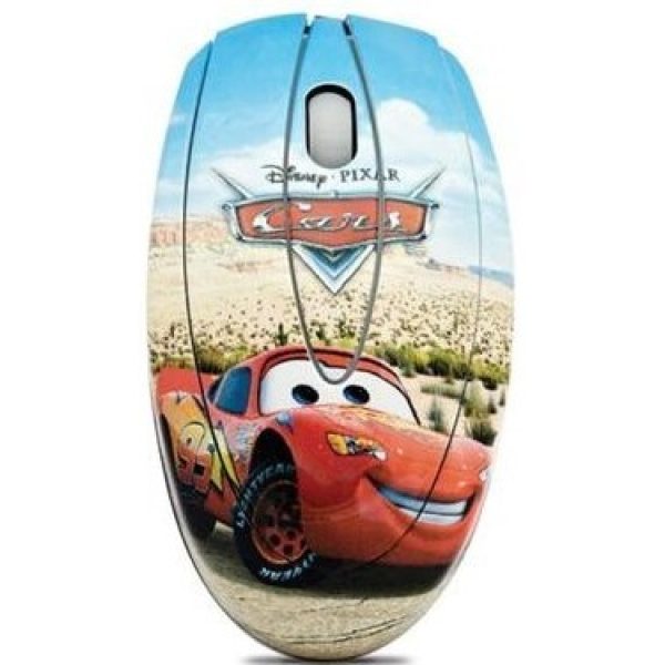 Disney Blue & White Cars Optical USB Mouse