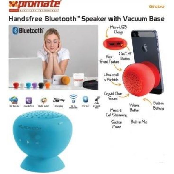 Promate Blue Globo 2 Portable Bluetooth Speaker