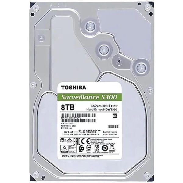 Toshiba S300 3.5 Inch Surveillance SATA Hard Drive Disk