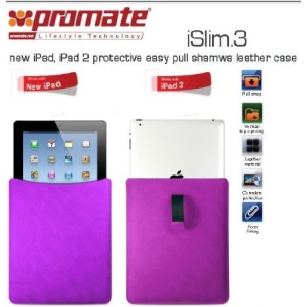 Promate iSlim.3 Easy Pull shamwa leather case Leather Case