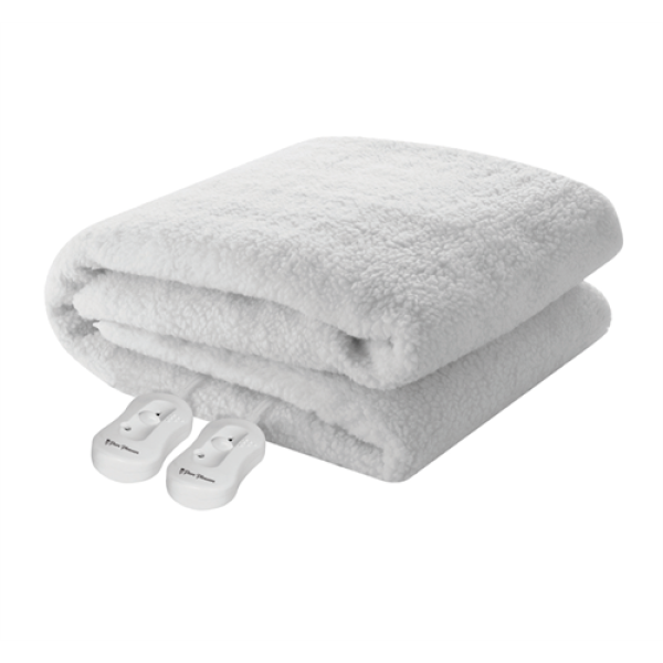 Pure Pleasure Queen Fullfit Sherpa Fleece Electric Blanket