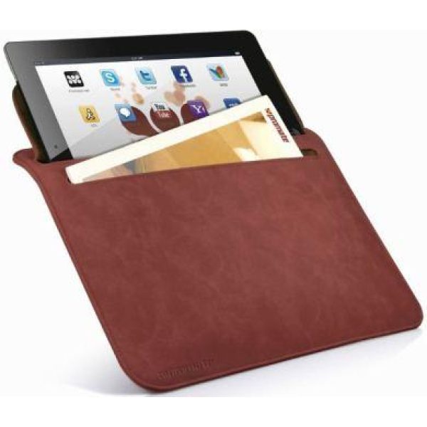 Promate Brown iSleeve.2 iPad premium protective case