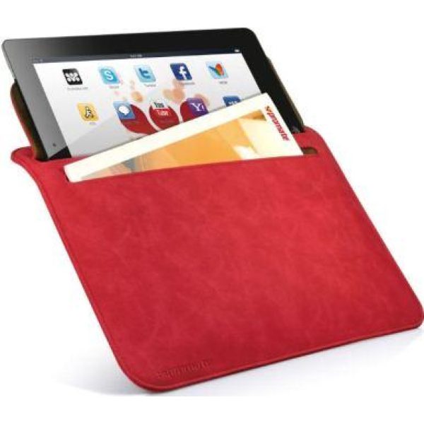 Promate Red iSleeve.2 iPad premium protective case
