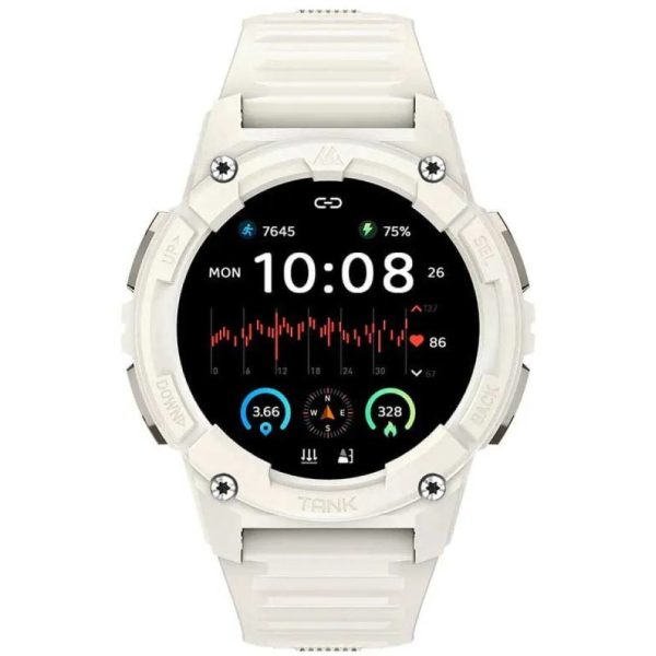 Kospet Tank S2 Ultra 1.32 Inch Amoled White Smartwatch