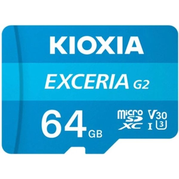 Kioxia Exceria G2 MicroSDXC 64GB Memory Card