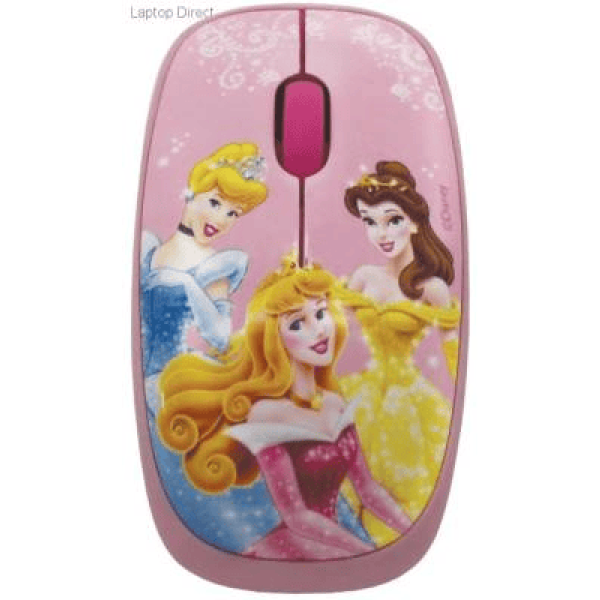 Disney Pink 3button Princess Optical USB Mouse