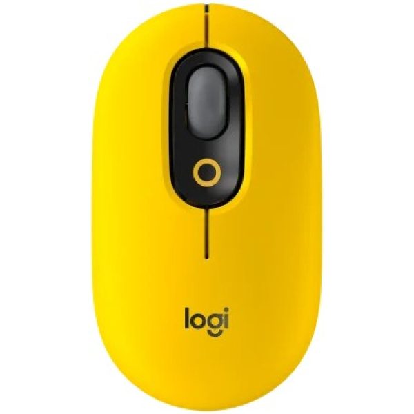 Logitech POP Silent Wireless Mouse Yellow