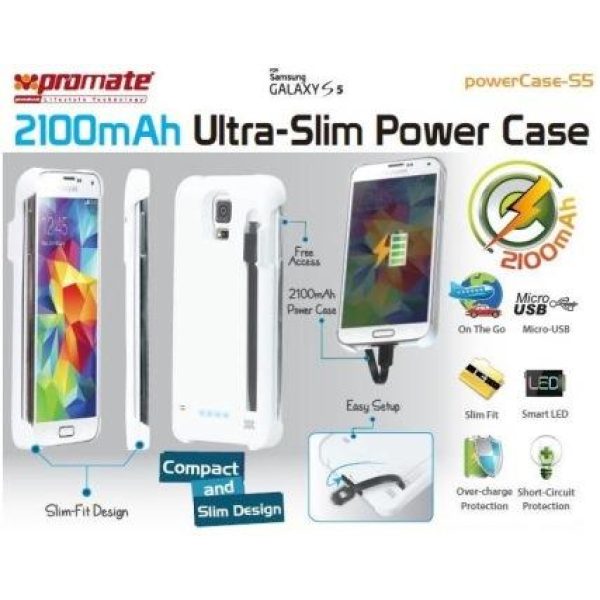 Promate Powercase S5 2100mAh Ultra-Slim