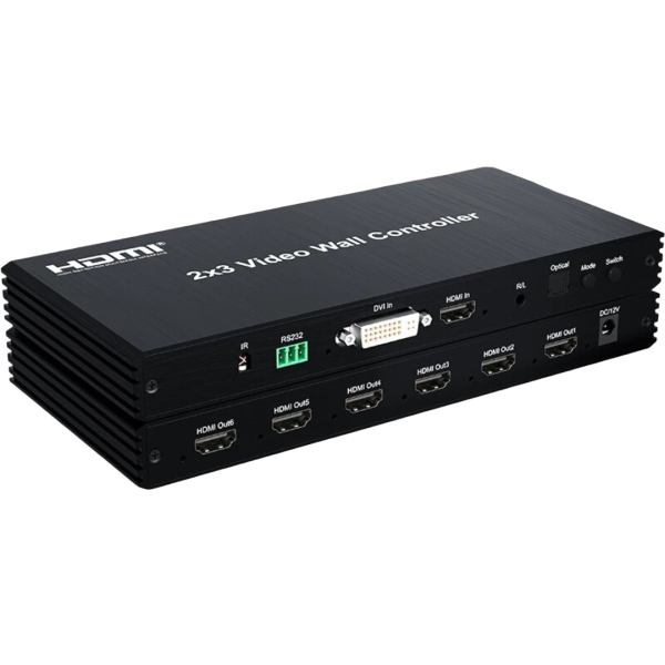 UniQue 2x3 HDMI Video Wall Controller