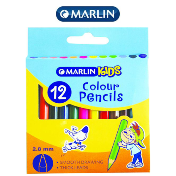 Marlin Kids Colour Pencils Short