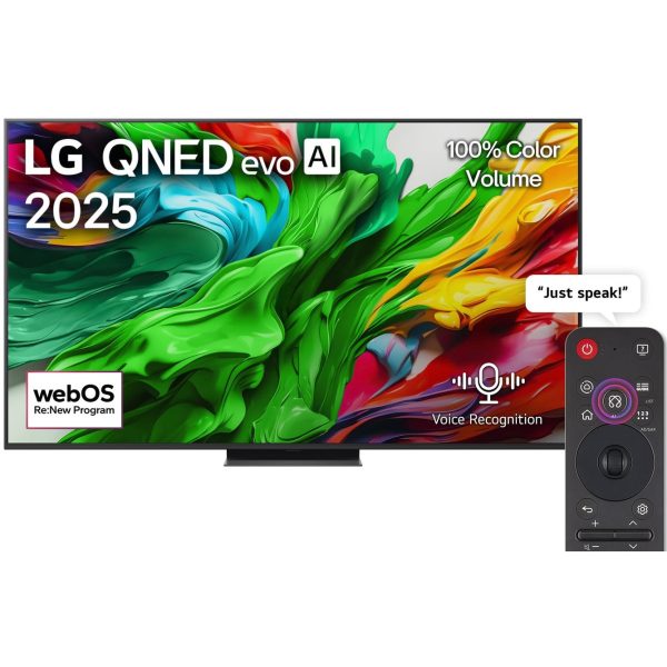 LG 65 Inch QNED evo AI MiniLED 4K Smart TV