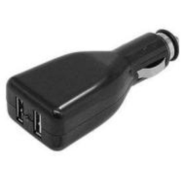 UNIQUE  USB CAR CHARGER 12-24 V DC TWIN