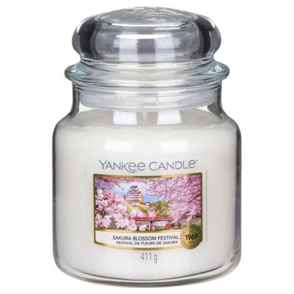 Yankee Candle Sakura Blossom Medium Jar Retail Box No