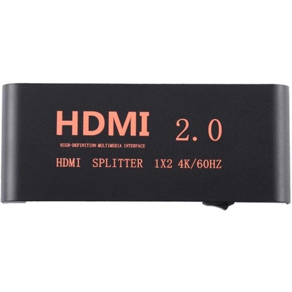 UniQue 4K Metal 2 Port HDMI Splitter