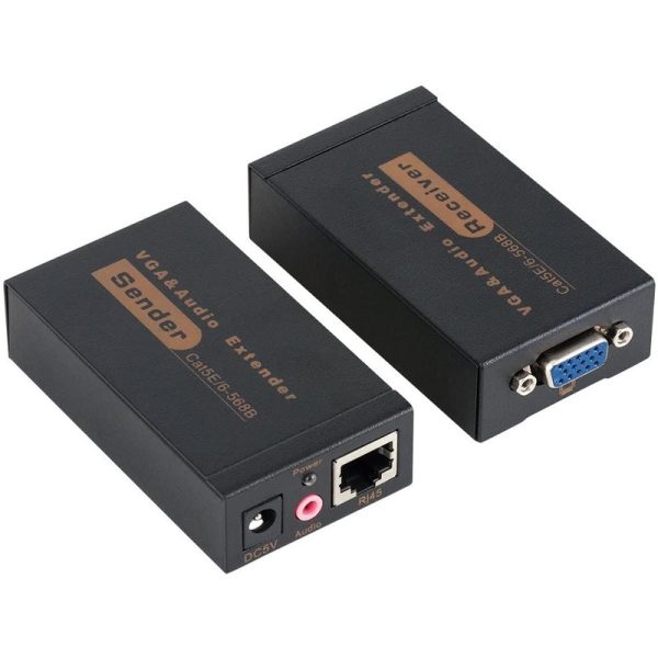 UniQue 100M 1080P VGA And Audio Extender