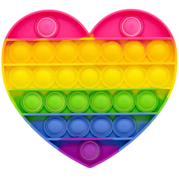 Sceedo Pop It Bubble Heart Fidget