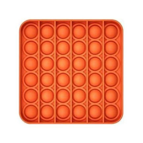 Sceedo Pop It Bubble Square Fidgt Orange Multi No Packaging
