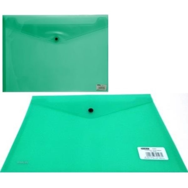 Marlin A4 Green Carry Folder with Stud
