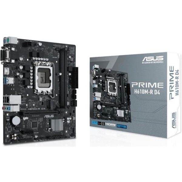 Asus Prime H610M-R Intel LGA 1700 Micro ATX Motherboard