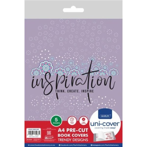 Marlin A4 Inspiration PreCut 5 Pack Book Cover