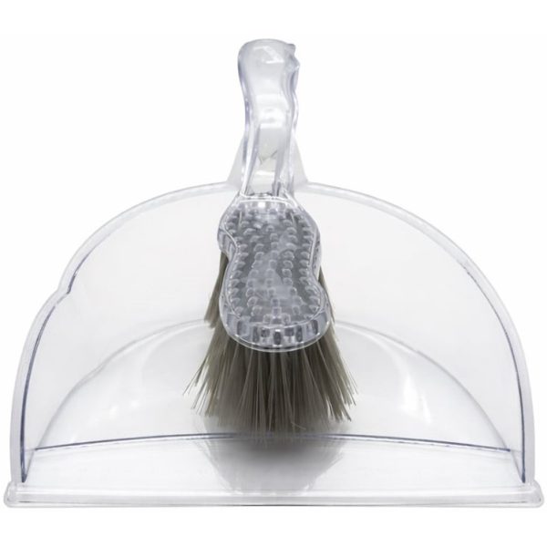 Casey Handheld Clear Dustpan And Brust Set